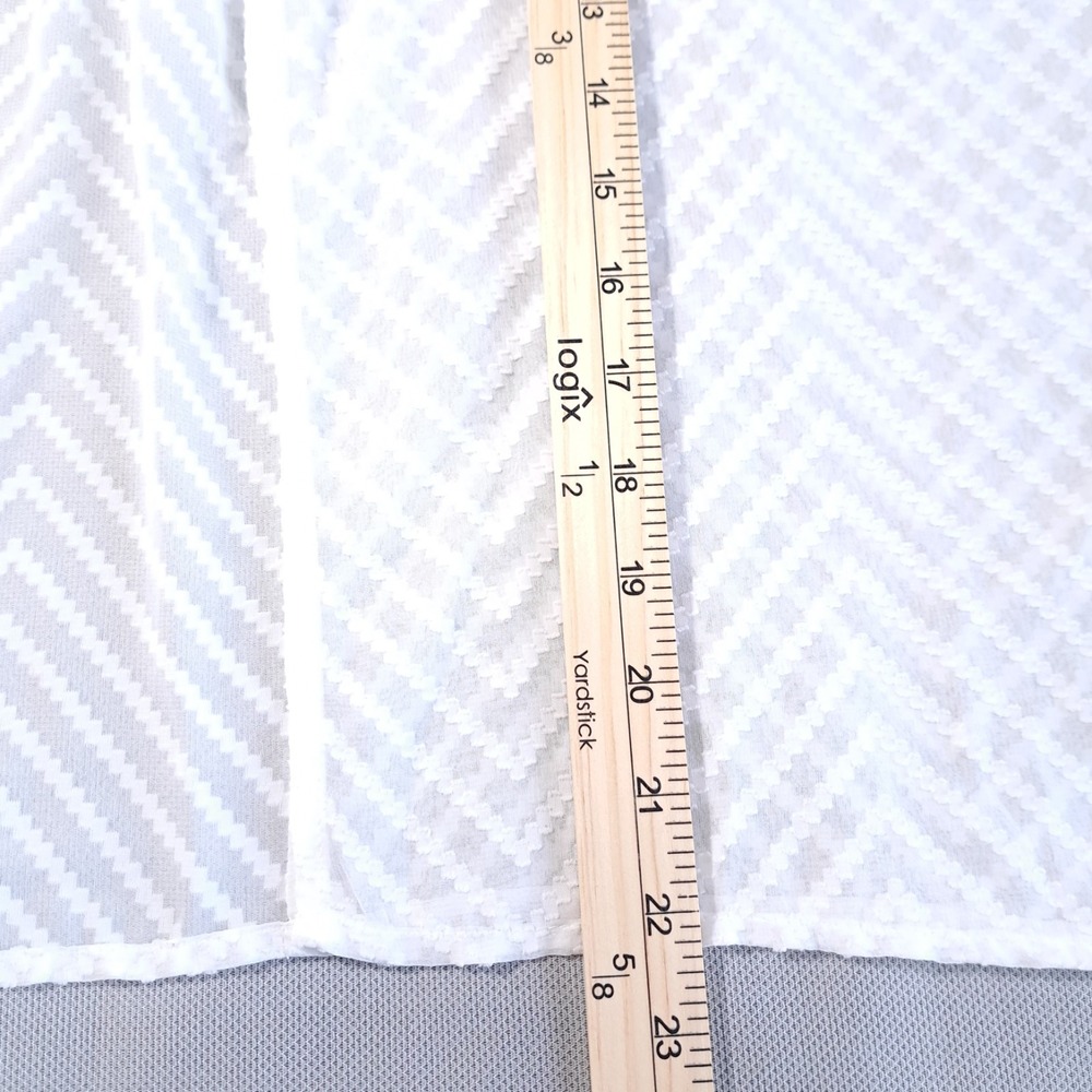 Bisou Bisou Women's Cardigan White Size S Sheer Kimono Cover Up Beach Summer - Picture 7 of 11